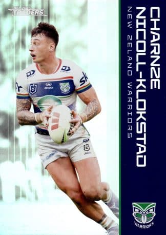 2025 NRL Traders Silver Parallels - PS142 Charnze Nicoll-Klokstad Warriors