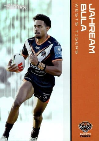 2025 NRL Traders Silver Parallels - PS146 Jahream Bula Wests Tigers