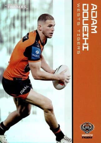 2025 NRL Traders Silver Parallels - PS147 Adam Doueihi Wests Tigers
