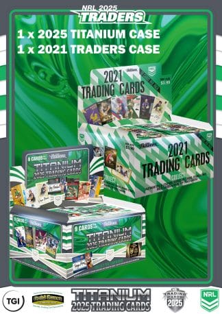 2025 NRL Traders Titanium + 2021 NRL Traders Factory Sealed Cases