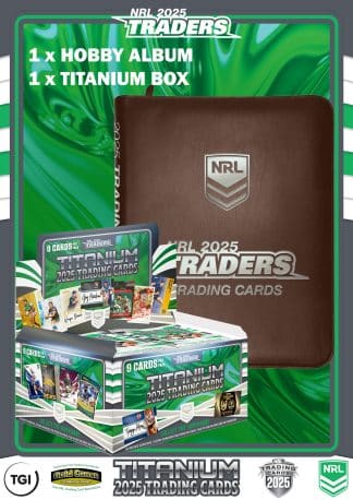 2025 NRL Traders Titanium Factory Sealed Box & Album