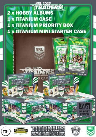 2025 NRL Traders Titanium Factory Sealed Case Combo