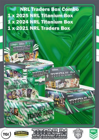 2025, 2024 & 2021 NRL Traders Factory Sealed Box Combo