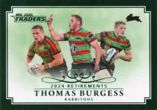 2025 NRL Traders Retirements Parallel - RP02 Thomas Burgess South Sydney Rabbitohs
