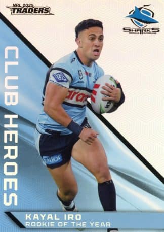 2025 NRL Traders Club Heroes - CH10 Kayal Iro Cronulla Sharks