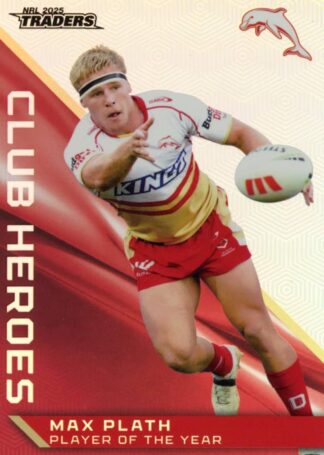 2025 NRL Traders Club Heroes - CH12 Max Plath Dolphins