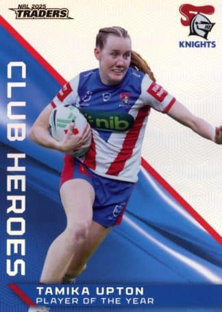 2025 NRL Traders Club Heroes - CH23 Tamika Upton Newcastle Knights