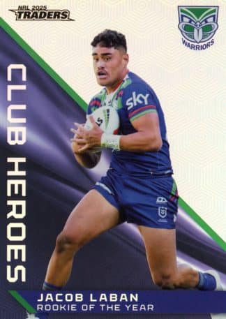 2025 NRL Traders Club Heroes - CH41 Jacob Laban Warriors