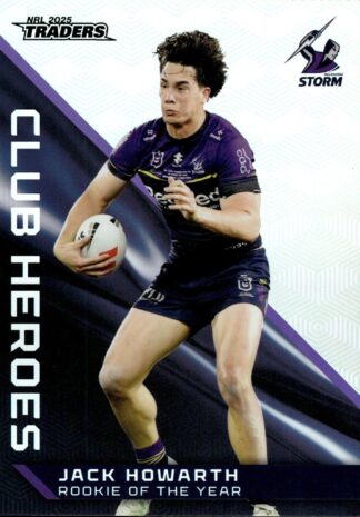 2025 NRL Traders Club Heroes Album Card - CHA20 Jack Howarth Melbourne Storm