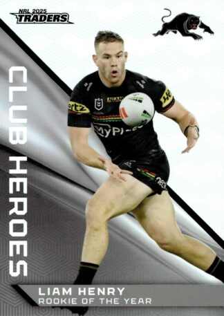 2025 NRL Traders Club Heroes Album Card - CHA31 Liam Henry Penrith Panthers