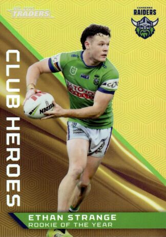 2025 NRL Traders Club Heroes Priority - CHP05 Ethan Strange Canberra Raiders
