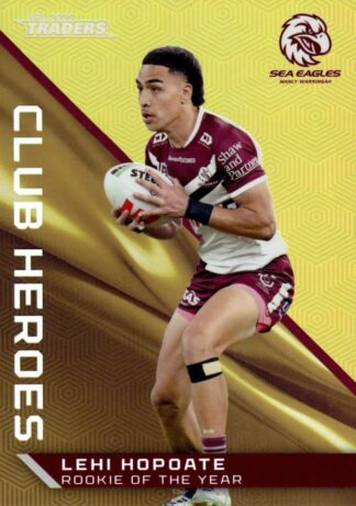 2025 NRL Traders Club Heroes Priority - CHP18 Lehi Hopoate Manly Sea Eagles