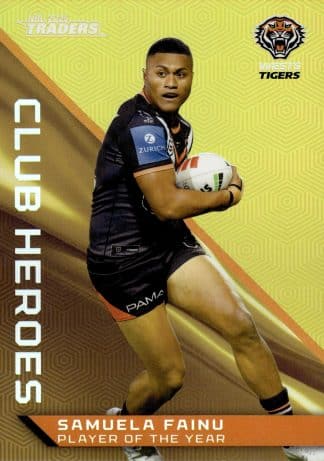 2025 NRL Traders Club Heroes Priority - CHP42 Samuela Fainu Wests Tigers