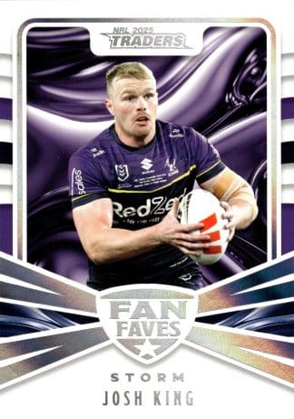 2025 NRL Traders Fan Favourites - FF23 Josh King Melbourne Storm