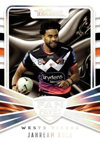2025 NRL Traders Fan Favourites - FF49 Jahream Bula Wests Tigers