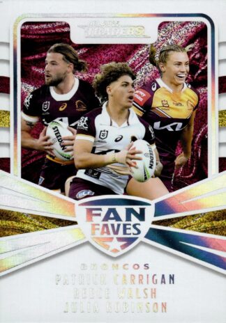 2025 NRL Traders Fan Favourites Team Priority - FFTP01 Brisbane Broncos