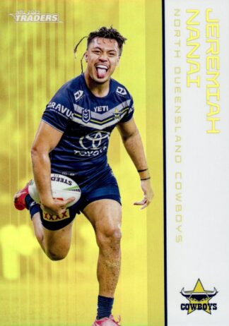 2025 NRL Traders Gold Parallel - GS087 Jeremiah Nanai North QLD Cowboys