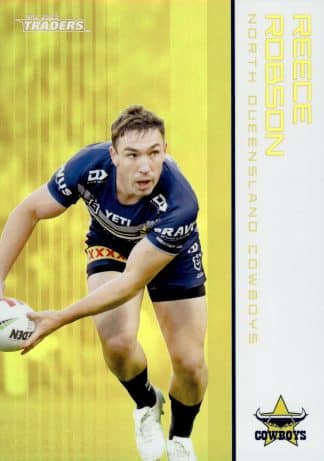 2025 NRL Traders Gold Parallel - GS088 Reece Robson North QLD Cowboys