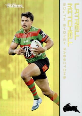 2025 NRL Traders Gold Parallel - GS113  Latrell Mitchell South Sydney Rabbitohs