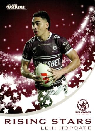 2025 NRL Traders Rising Star - RS20 Lehi Hopoate Manly Sea Eagles