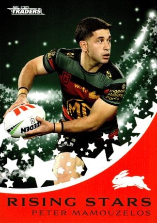 2025 NRL Traders Rising Star - RS38 Peter Mamouzelos South Sydney Rabbitohs