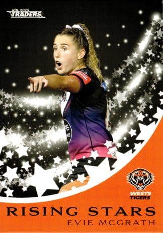 2025 NRL Traders Rising Star - RS51 Evie McGrath Wests Tigers