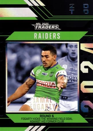 2025 NRL Traders Season To Remember - SR04 Jamal Fogarty Canberra Raiders