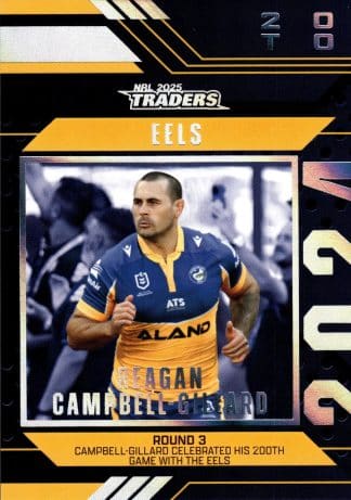 2025 NRL Traders Season To Remember - SR31 Reagan Campbell-Gillard Parramatta Eels