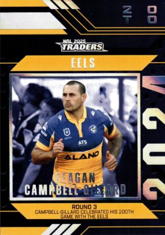 2025 NRL Traders Season To Remember - SR31 Reagan Campbell-Gillard Parramatta Eels
