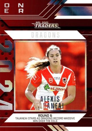 2025 NRL Traders Season To Remember - SR42 Alexis Tauaneai St George Dragons