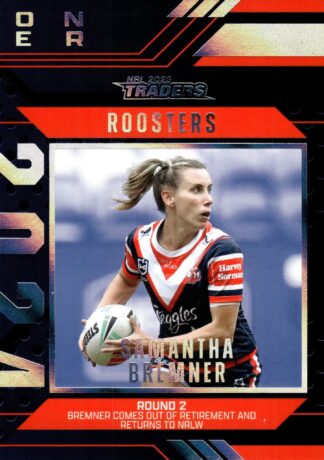 2025 NRL Traders Season To Remember - SR45 Samantha Bremner Sydney Roosters