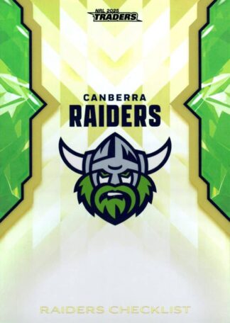 2025 NRL Traders NRLW Women Gold - WG08 Checklist Canberra Raiders