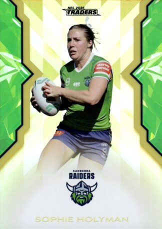 2025 NRL Traders NRLW Women Gold - WG11 Sophie Holyman Canberra Raiders