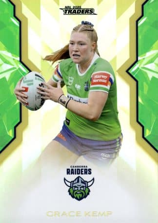 2025 NRL Traders NRLW Women Gold - WG12 Grace Kemp Canberra Raiders