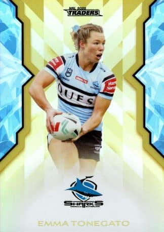 2025 NRL Traders NRLW Women Gold - WG21 Emma Tonegato Cronulla Sharks