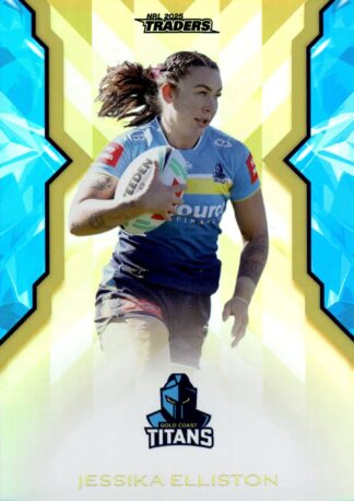 2025 NRL Traders NRLW Women Gold - WG26 Jessika Elliston Gold Coast Titans