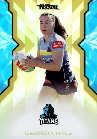 2025 NRL Traders NRLW Women Gold - WG27 Georgia Hale Gold Coast Titans