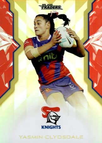 2025 NRL Traders NRLW Women Gold - WG30 Yasmin Clydsdale Newcastle Knights