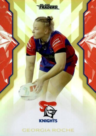 2025 NRL Traders NRLW Women Gold - WG32 Georgia Roche Newcastle Knights