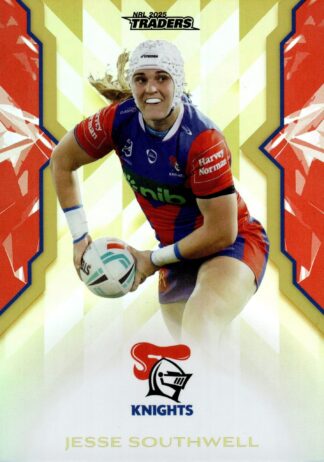 2025 NRL Traders NRLW Women Gold - WG34 Jesse Southwell Newcastle Knights