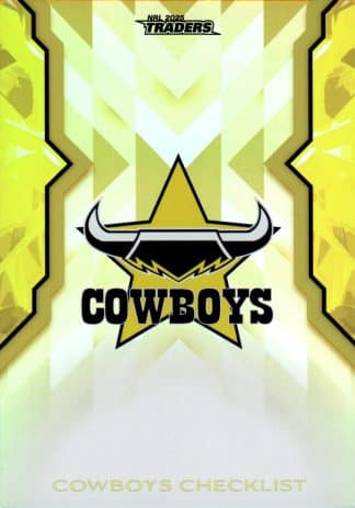 2025 NRL Traders NRLW Women Gold - WG36 Checklist North QLD Cowboys