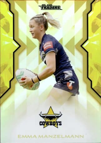2025 NRL Traders NRLW Women Gold - WG38 Emma Manzelmann North QLD Cowboys