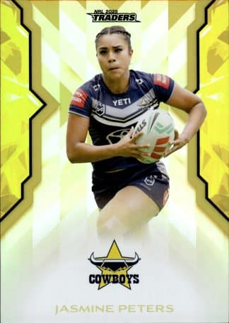 2025 NRL Traders NRLW Women Gold - WG39 Jasmine Peters North QLD Cowboys