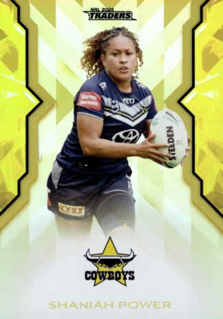 2025 NRL Traders NRLW Women Gold - WG40 Shaniah Power North QLD Cowboys