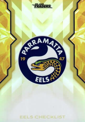 2025 NRL Traders NRLW Women Gold - WG43 Checklist Parramatta Eels