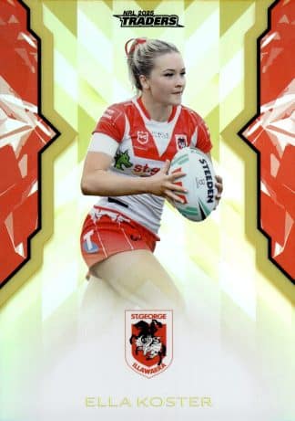 2025 NRL Traders NRLW Women Gold - WG53 Ella Koster St George Dragons