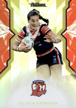 2025 NRL Traders NRLW Women Gold - WG62 Olivia Kernick Sydney Roosters