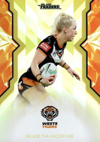 2025 NRL Traders NRLW Women Gold - WG66 Rikeya Horne Wests Tigers