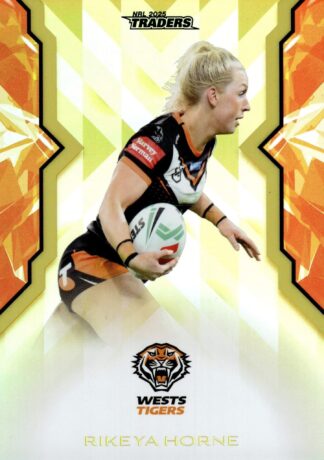 2025 NRL Traders NRLW Women Gold - WG66 Rikeya Horne Wests Tigers