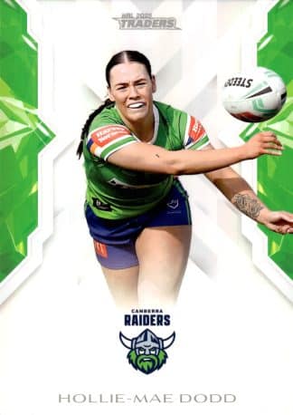 2025 NRL Traders NRLW Women - W10 Hollie-Mae Dodd Canberra Raiders